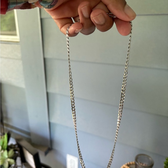 Platinum 925 Italy Cuban Necklace brand New Never Worn! Authentic - Picture 5 of 5